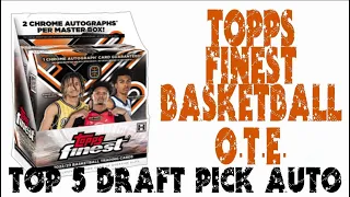 Topps Finest Basketball Hobby Box | Top 5 Draft Pick Auto 🔝5