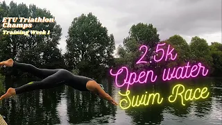 Triathlon life & Training European Championships || Vlog Week 1 LONG RUN & OPEN WATER SWIM RACE