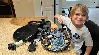 Eufy 11s Robot Vacuum is making a LOUD noise! Can it be fixed by a 6 year old?