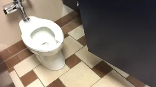 Lowe’s men’s restroom reshoot