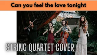 Can You Feel the Love Tonight for string quartet