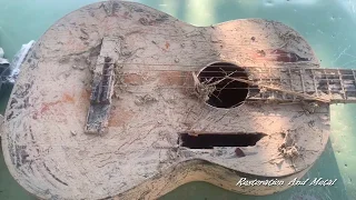 Antique Guitar old Restoration | Restoration Music tools broken