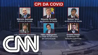 CPI da Covid: Saiba quais autoridades podem ser ouvidas | CNN PRIME TIME