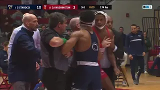 Carter Starocci(PSU) vs DJ Washington(IU) 2/5/23 (Jeff Byers Radio Call)