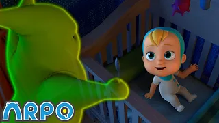 GHOST Wakes Baby Daniel!! | Baby Daniel and ARPO The Robot | Funny Cartoons for Kids