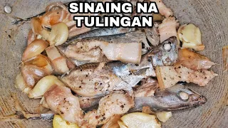 HOW TO COOK SINAING NA TULINGAN WITH TABA NG BABOY