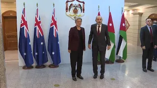 Jordanian and Australian Foreign Ministers discuss war between Israel and Gaza