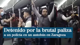 Detenido el sospechoso de dar una paliza a un policía en Zaragoza