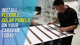 The Process of Fitting Flexible Solar Panels on Your Roof 🚐