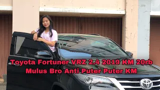 Toyota Fortuner VRZ 2.4 Diesel 2019 KM 20rb an With Sherren Autofame !!!