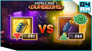 THE BEST GEAR IN THE GAME? Gilded Uniques vs Raid Captain Bounty Guide in Minecraft Dungeons