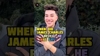 When Did James Charles Reveal He Was Gay? #shorts #jamescharles #jamescharlespalette #youtubeshorts