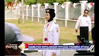 Kepulangan Paskibraka Istana asal Boyolalui Disambut dengan Kalungan Bendera - BIP 25/08