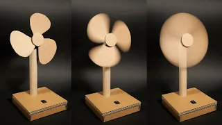 Bricolage d'été : Ventilateur de table en carton à la maison - DIY Crafts