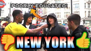 I ASKED LONDONERS WHY THEY DISLIKE NEW YORK ( in 7 languages )