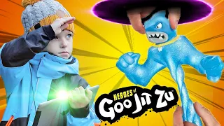 Герои Гуджитсу игрушки как Егор их перехватил! Heroes of Goo Jit Zu