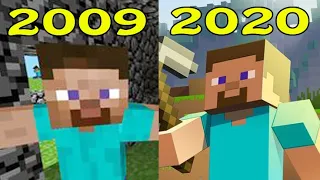Evolution of Minecraft Games  2009 - 2020