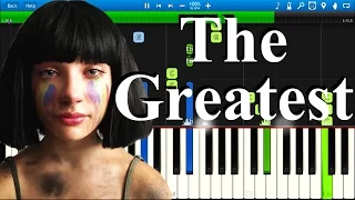 Sia - The Greatest | Synthesia piano tutorial