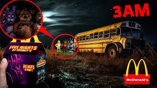 DO NOT ORDER FIVE NIGHTS AT FREDDYS MOVIE HAPPY MEAL FROM MCDONALDS AT THE FNAF SCHOOL BUS AT 3AM
