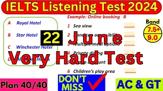 DIFFICULT IELTS LISTENING PRACTICE TEST FOR 18 MAY & 25 MAY 2024 WITH ANSWERS | IELTS | BC & IDP