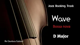 New Jazz Backing Track WAVE ( D ) Antonio Carlos Jobim Bossa Nova Play Along Jazzing Mp3 Latin Sax