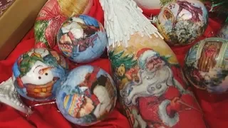 Ёлочные игрушки своими руками / DIY "Christmas decor " МАСТЕР КЛАСС ✄ Tanya Filatova