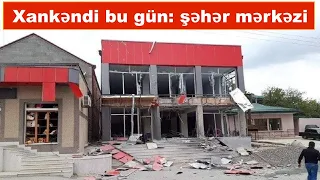 Xankəndi indilərdə. Şəhərin mərkəzindən görüntülər!