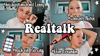 SCHLECHTE NOTEN und BAUCHNABEL PIERCING 😱 ICH REDE KLARTEXT 🖤 Q&A | HEY ISI