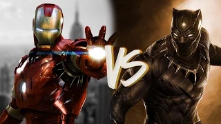 ЖЕЛЕЗНЫЙ ЧЕЛОВЕК vs ЧЁРНАЯ ПАНТЕРА/IRON MAN vs Black Panther.ЭПИЧНАЯ РЭП БИТВА