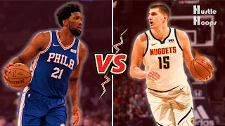 Joel Embiid vs Nikola Jokic Who Is Better? *Best Center In NBA* || Hustle Hoops NBA Talks