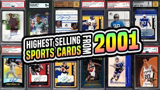 TOP 15 Sports Card from 2001 Recently sold on eBay