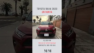 ¡Toyota RAV4 2020 En Venta! Excelente estado y bajo el precio de mercado☑️