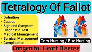 Tetralogy Of Fallot // Tetralogy Of Fallot In Hindi // Congenital Heart Disease // @NursingNotes20