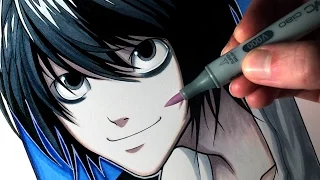 Let's Draw L from DEATH NOTE - FAN ART FRIDAY