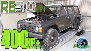 400HP RB30DET Patrol  ( MAKING TO MUCH BOOST ON THE DYNO ) S1EP5