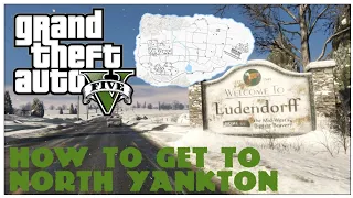 GTA V HOW TO GET TO NORTH YANKTON IN STORY MODE! NO MOD