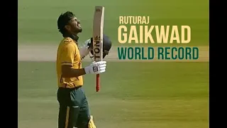 Ruturaj Gaikwad smashes List A record with seven sixes in 43-run over in Vijay Hazare Trophy 2022