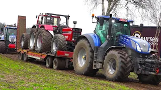 Große Traktorparade zur Heimfahrt - Mega Trekkertrek Spektakel in Loosbroek (NL) 17.03.2024