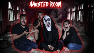 Extreme Living In Haunted Room For 24 Hrs Challenge | Hungry Birds