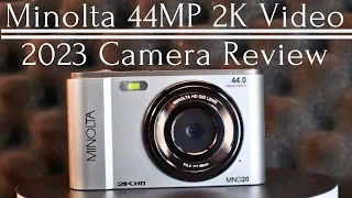 44 MP Minolta MND20 2K HD Digital Camera Review