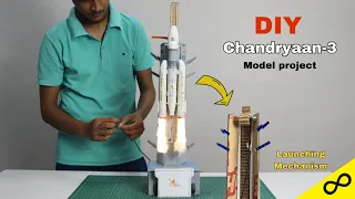 DIY Chandrayaan-3 rocket working model project ( काम करने वाला चंद्रयान-3  प्रोजेक्ट बनाएं)