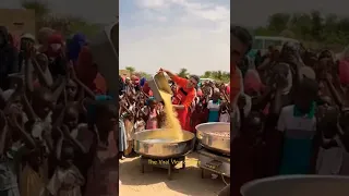 Chef Burak celebrated Eid in an African village. | Burak Özdemir | Eid_ul_Adha #shorts