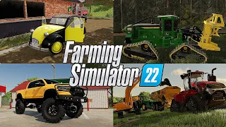 NEW MODS PREVIEW | CATERPILLAR DUMPER | DODGE RAM TRX - Farming Simulator 22