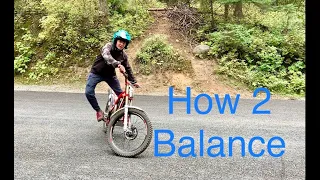 How To Balance on a Trials Bike