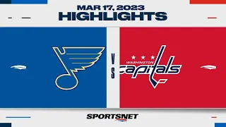 NHL Highlights | Blues vs. Capitals - March 17, 2023