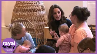 Duchess of Cambridge All Smiles with Children in Wales