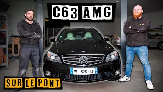 Un moteur V8 en ALU et MAGNÉSIUM ultra léger !!! Mercedes C63 AMG