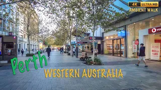Perth, Western Australia -  Amazing 4K Ambient Walk