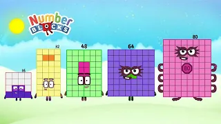 Hand 2 mind numberblocks small to big numbers skip counting by 16 #learntocount #coolmath