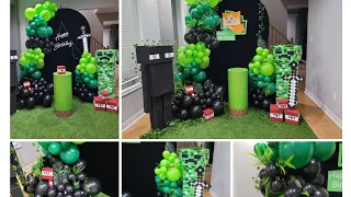 Diy Minecraft Birthday Party Decoration Ideas # Birthday Party # Minecraft theme